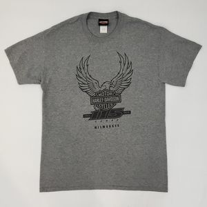 Harley Davidson Mens Tshirt Shortsleeve Medium Logo